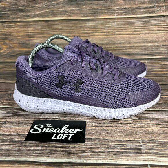 Under Armour Surge 3 Retro Purple Women's Athletic Running Shoes - Picture 1 of 8
